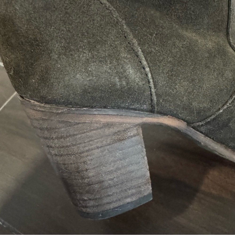 Freebird Holland Olive Suede Leather Boots 7 - Picture 9 of 12